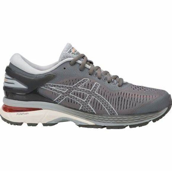 Asics Womens Gel Kayano 25 Grey Coral Running Shoes Size 6 US 37 012A026-020 MED - Picture 1 of 12